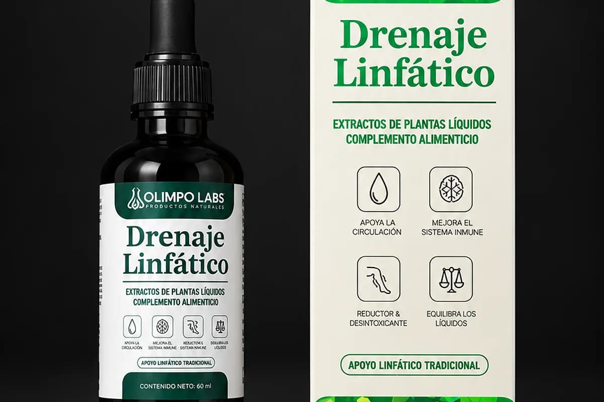 Frasco y caja de Drenaje Linfático